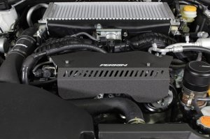 Subaru WRX Pulley Cover - Perrin Performance - TALL - For Use w/o PERRIN AOS - Black - `22-`25 Subaru WRX Pulley Cover - Perrin Performance - TALL - For Use w/o PERRIN AOS - Black - `22-`25